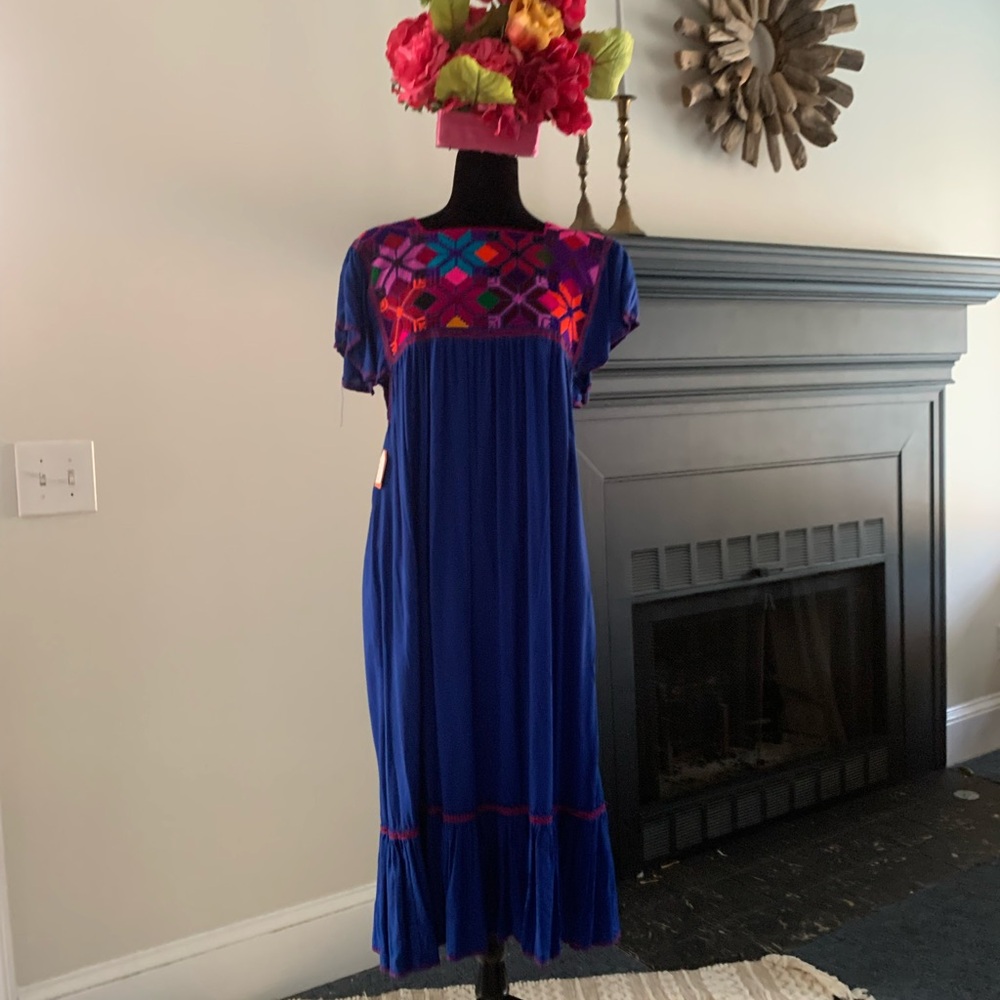 Authentic Hand embroidered Maxi Dress